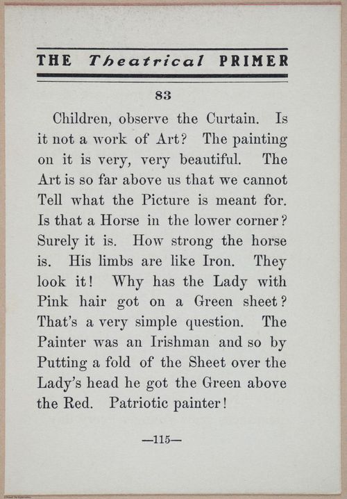E370 - The Theatrical Primer - i15064