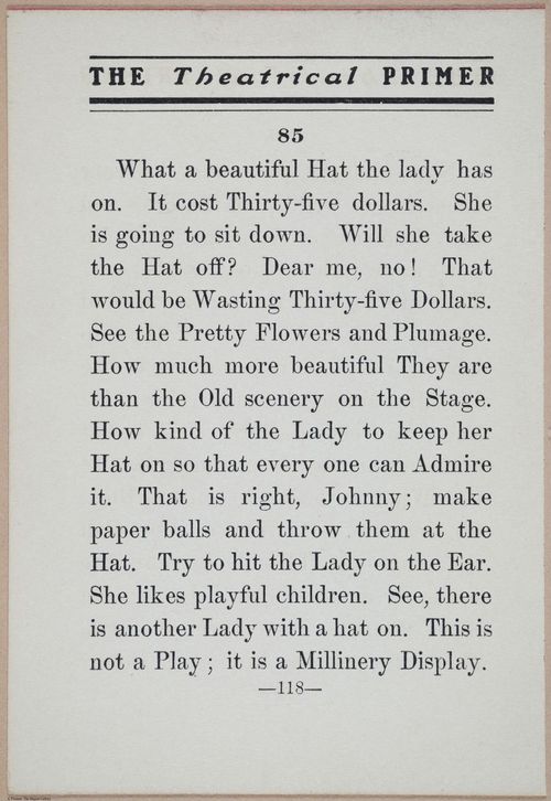 E370 - The Theatrical Primer - i15066