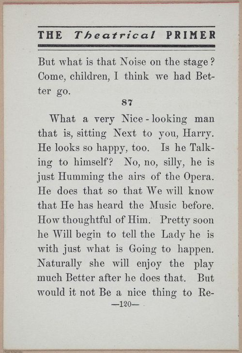E370 - The Theatrical Primer - i15068