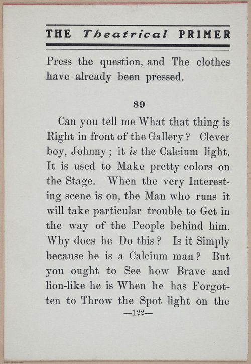 E370 - The Theatrical Primer - i15070