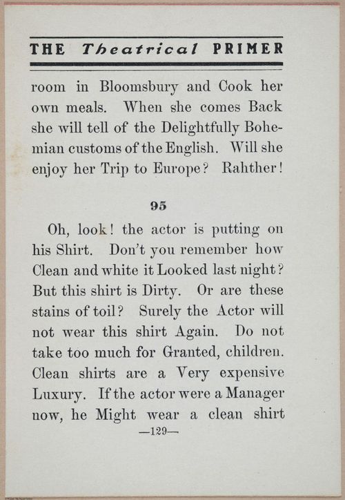 E370 - The Theatrical Primer - i15077