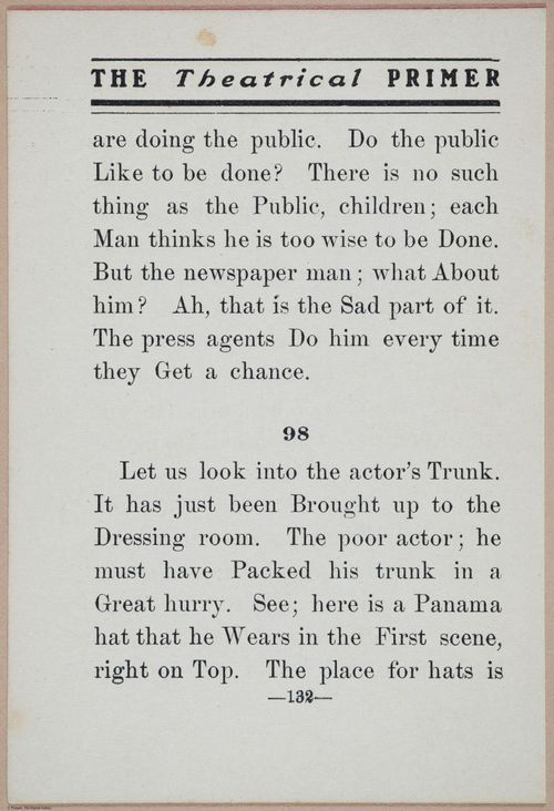 E370 - The Theatrical Primer - i15080