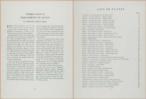 E363 - Terra Cotta of the Italian Renaissance - 1925 - 13777-13778