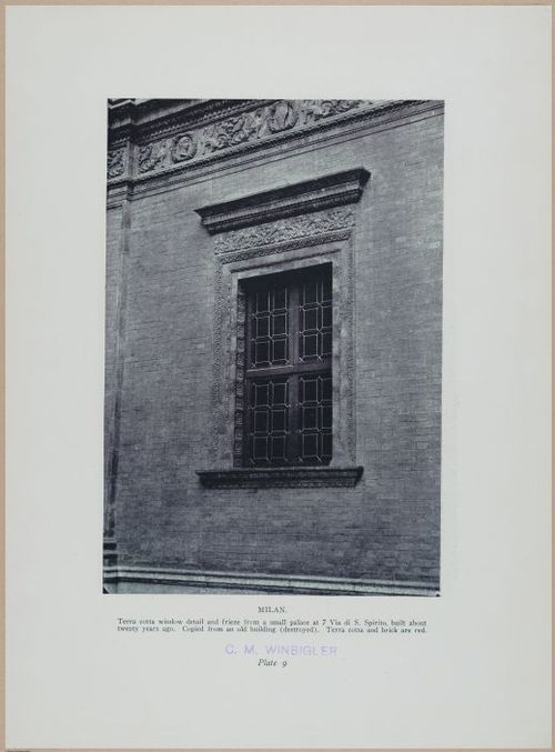 E363 - Terra Cotta of the Italian Renaissance - 1925 - 13791