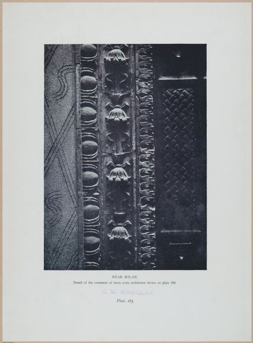 E363 - Terra Cotta of the Italian Renaissance - 1925 - 13969