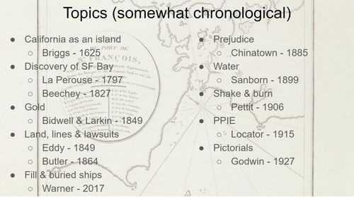 E166 - San Francisco, Topics