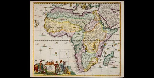 E117 - KH - De Wit Africa Map