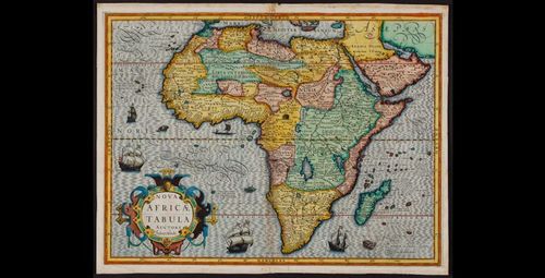 E117 - KH - Jodocus Hondius Africa Map
