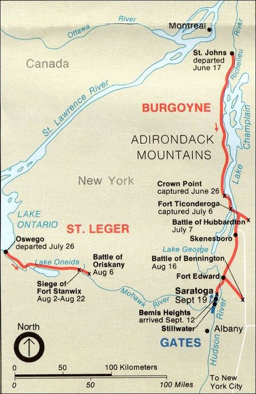 Saratoga: Revolutionary War Battles in NY