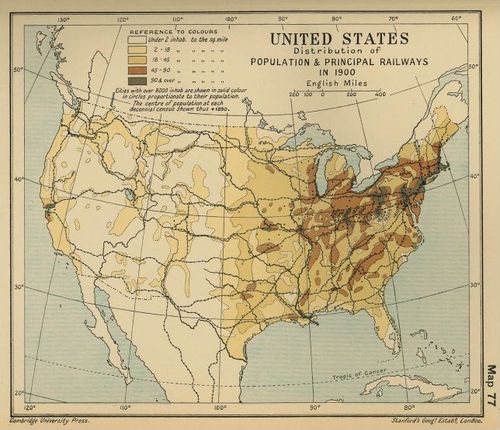 Urbanization: Post-Gilded Age Population (1900)