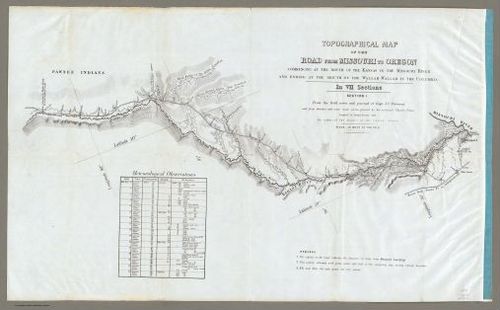 Preuss 1 - From Missouri to Oregon - 1846