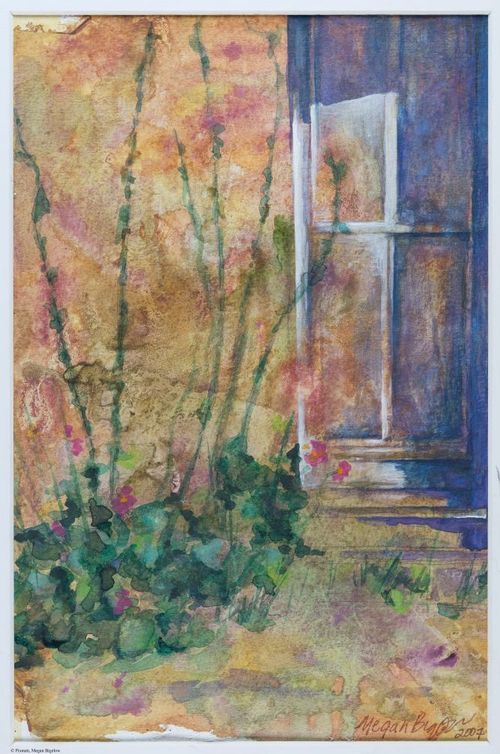 Abstract with Jann Pollard, watercolor