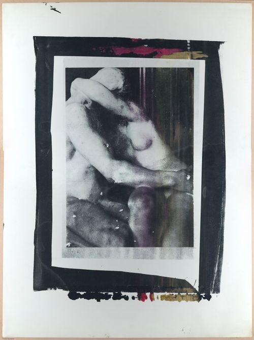Le Baiser de Rodin,&nbsp;silk screen. &nbsp;Musée Rodin, 77 Rue de Varenne, 75007 Paris