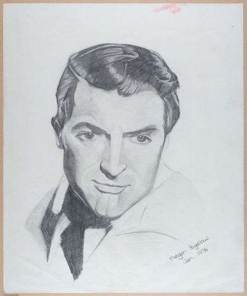 Cary Grant, pencil sketch