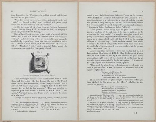 E359 - A History of Lace 1875 - 13640 - 13653