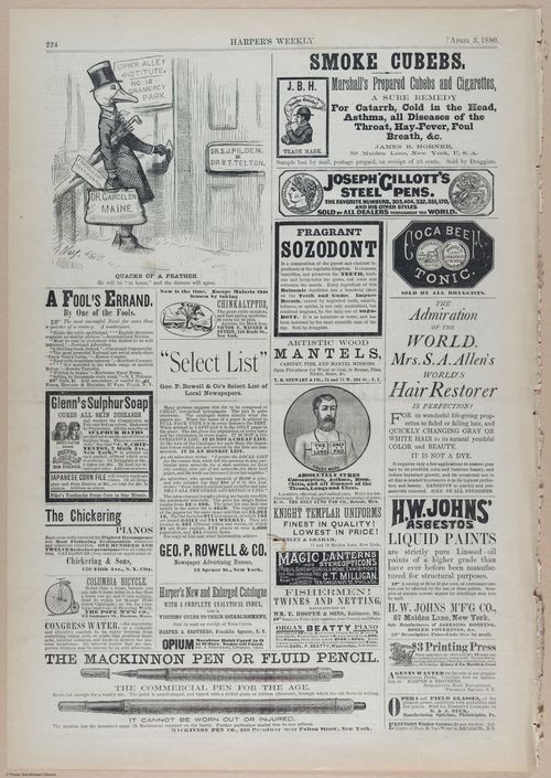 E393 - Harper_s Weekly looses page - i17635