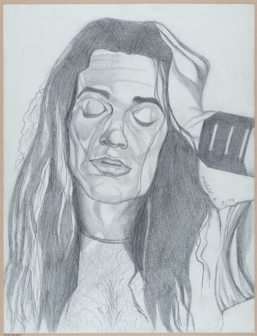 David Lee Roth, Van Halen, pencil sketch