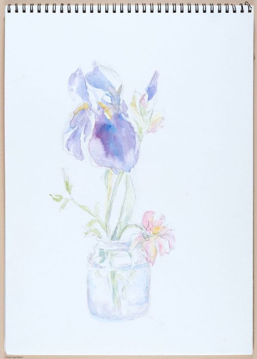 Floral plein air with Bonni, Santa Cruz, CA
