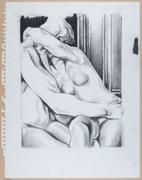 Le Baiser de Rodin,&nbsp;pencil sketch.Musée Rodin, 77 Rue de Varenne, 75007 Paris