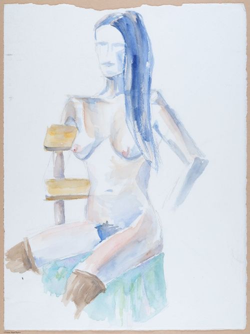 Nude in boots, Fort Mason, SF