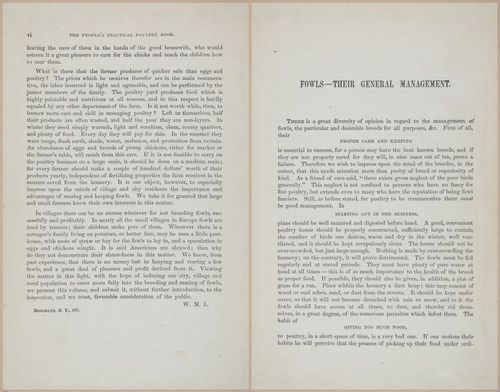 E400 - Practical Poultry Book - 1871 - 16682-16683