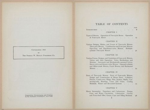 E401 - Gasoline Engines - 1912 - 17264-17265