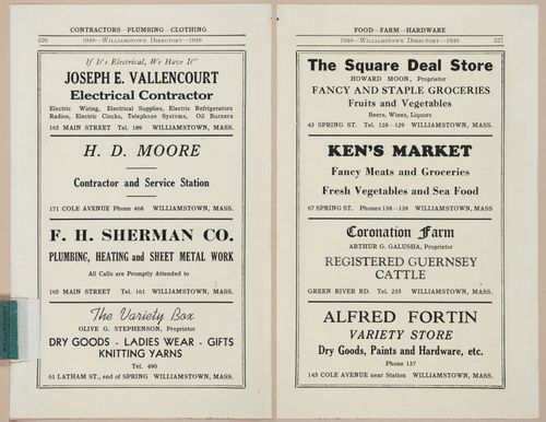 E403 - Williamstown Directory 1949 - i18922-18923