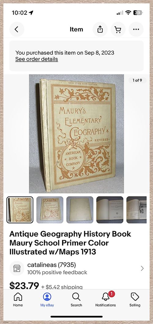 E413 - Maury's Elementary Geography - 7798