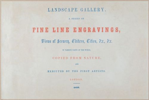 E434 - Landscape Gallery of Engravings - 1855 - 21270