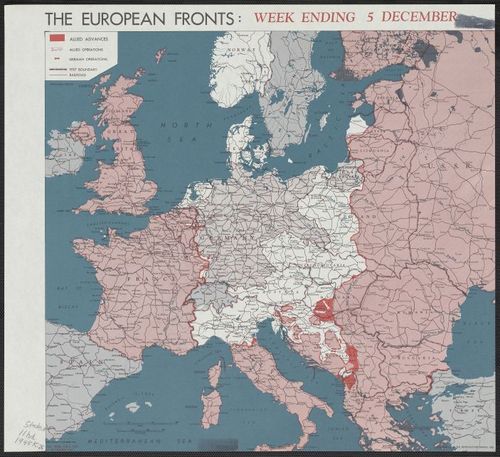 The European fronts [cartographic material] : week ending 5 December