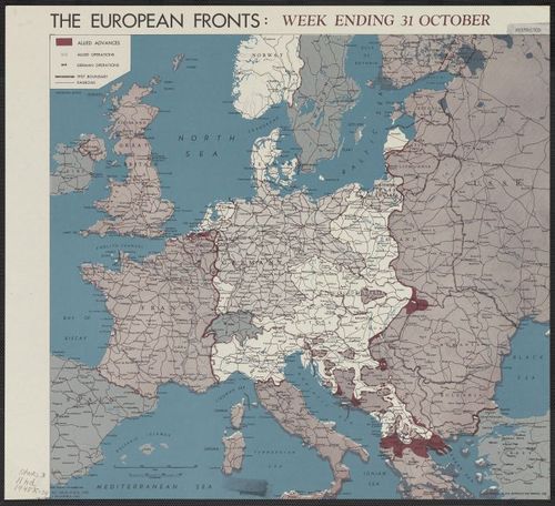The European fronts [cartographic material] : week ending 31 October