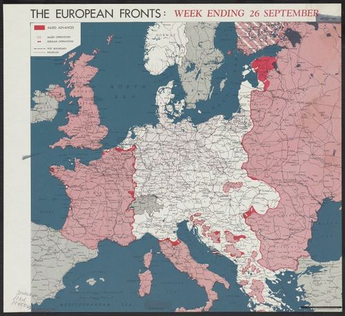 The European fronts [cartographic material] : week ending 26 September