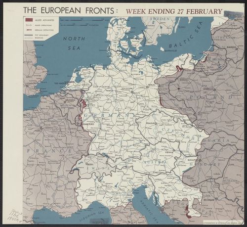 The European fronts [cartographic material] : week ending 27 February