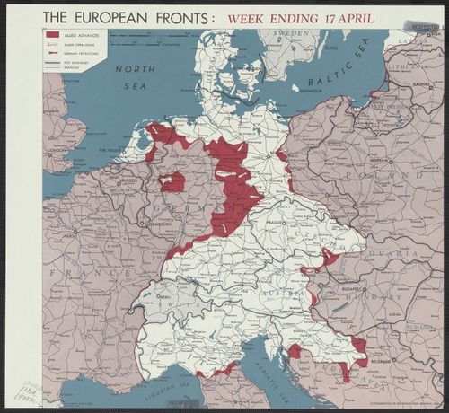 The European fronts [cartographic material] : week ending 17 April