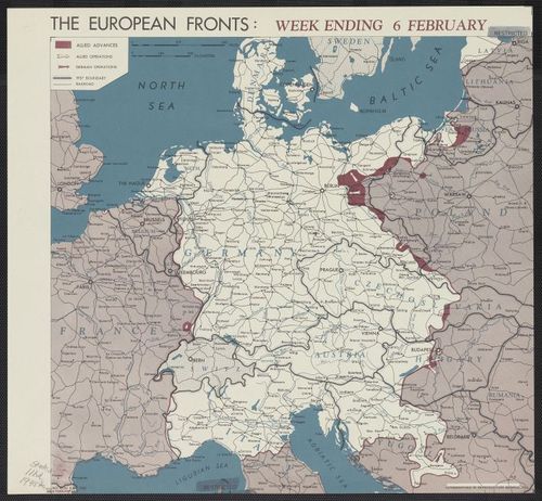 The European fronts [cartographic material] : week ending 6 February