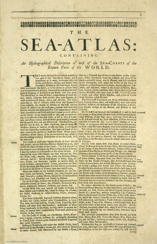 E440 - The Thornton Sea Atlas from the NYPL - 1640703