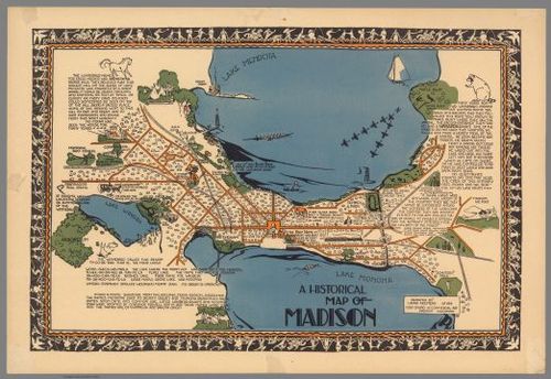 A Historical Map of Madison by Laura Kremers (1924) Julian Arenas