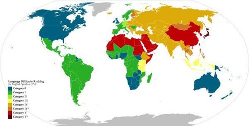 Language Difficulty Ranking for English Speakers - Nagihuin - 18 March 2022 - (Brandon Joung)