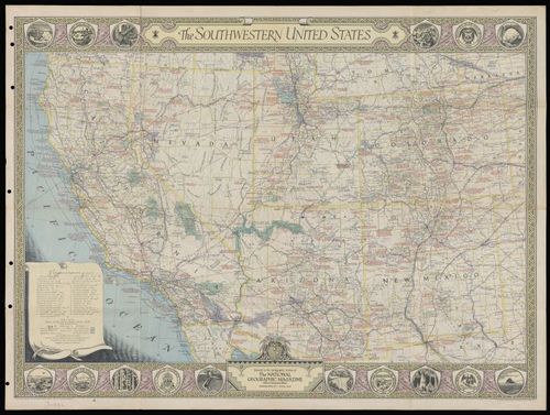 The Southwestern United States - National Geographic Society - 1940