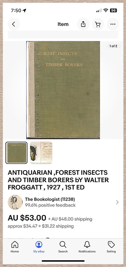 E499 - Forest Insects - 1927 - 8550