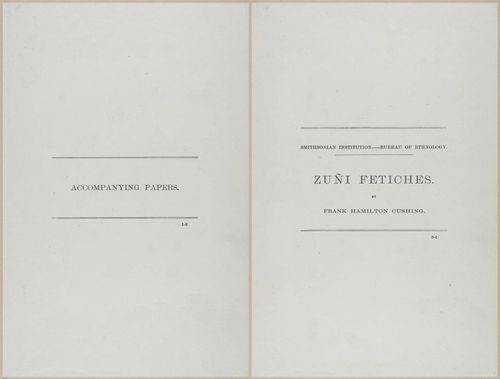 E517 - Bureau of Ethnology - Southwestern US - 1883 - 24314-24315