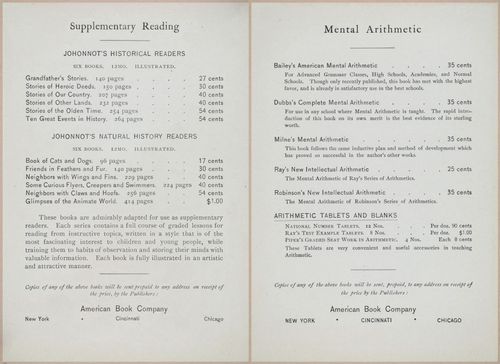 E541 - A First Book in American History - 1889 - 26240-26241
