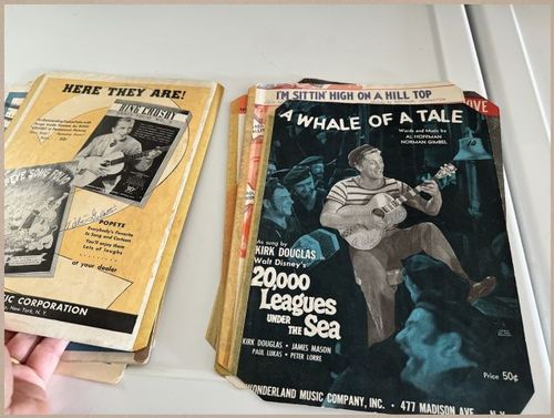 E588 - Various Musical Sheet - 5766
