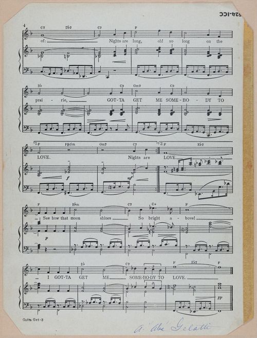 E588 - Various Musical Sheet - 29580