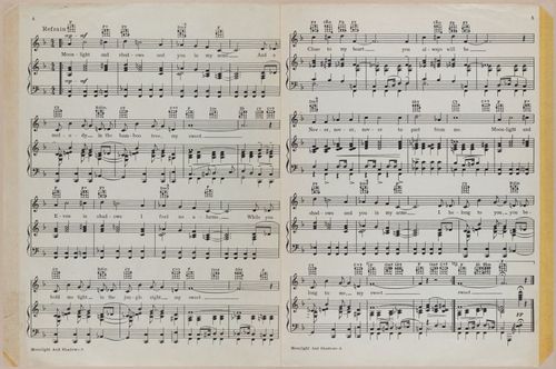 E588 - Various Musical Sheet - 29594-29595