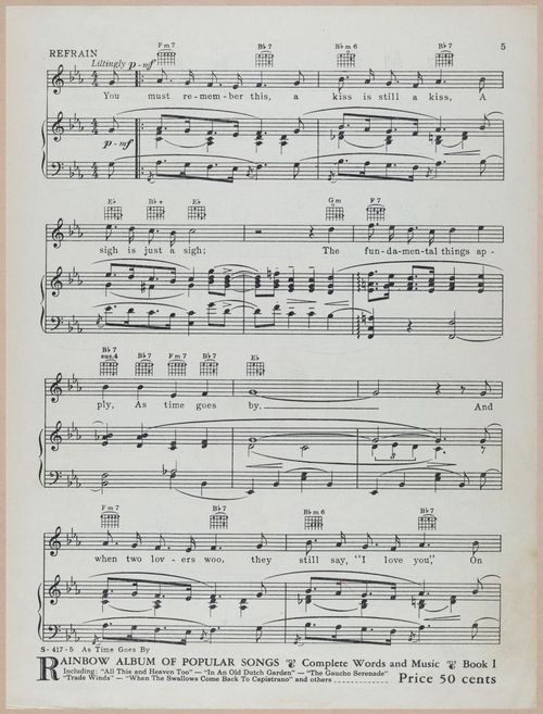 E588 - Various Musical Sheet - 29601