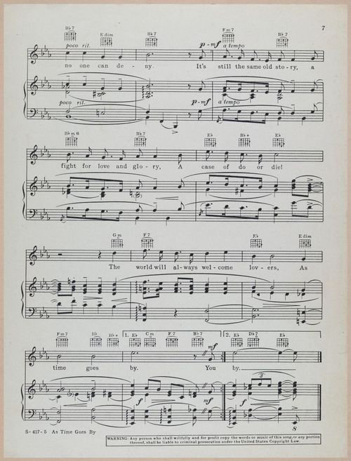 E588 - Various Musical Sheet - 29603