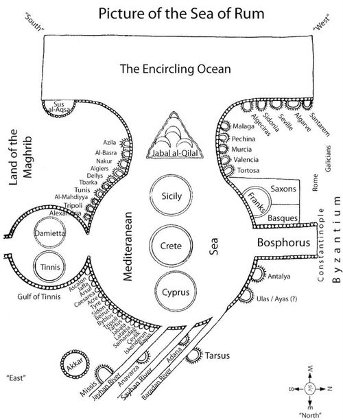 Leiden Mediterranean Map - Translated
