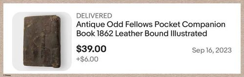 E615 - Odd Fellows - 1862 - 9093