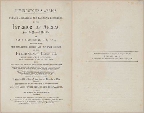 E626 - Livingstone’s Africa - 1872 - 0496-0497